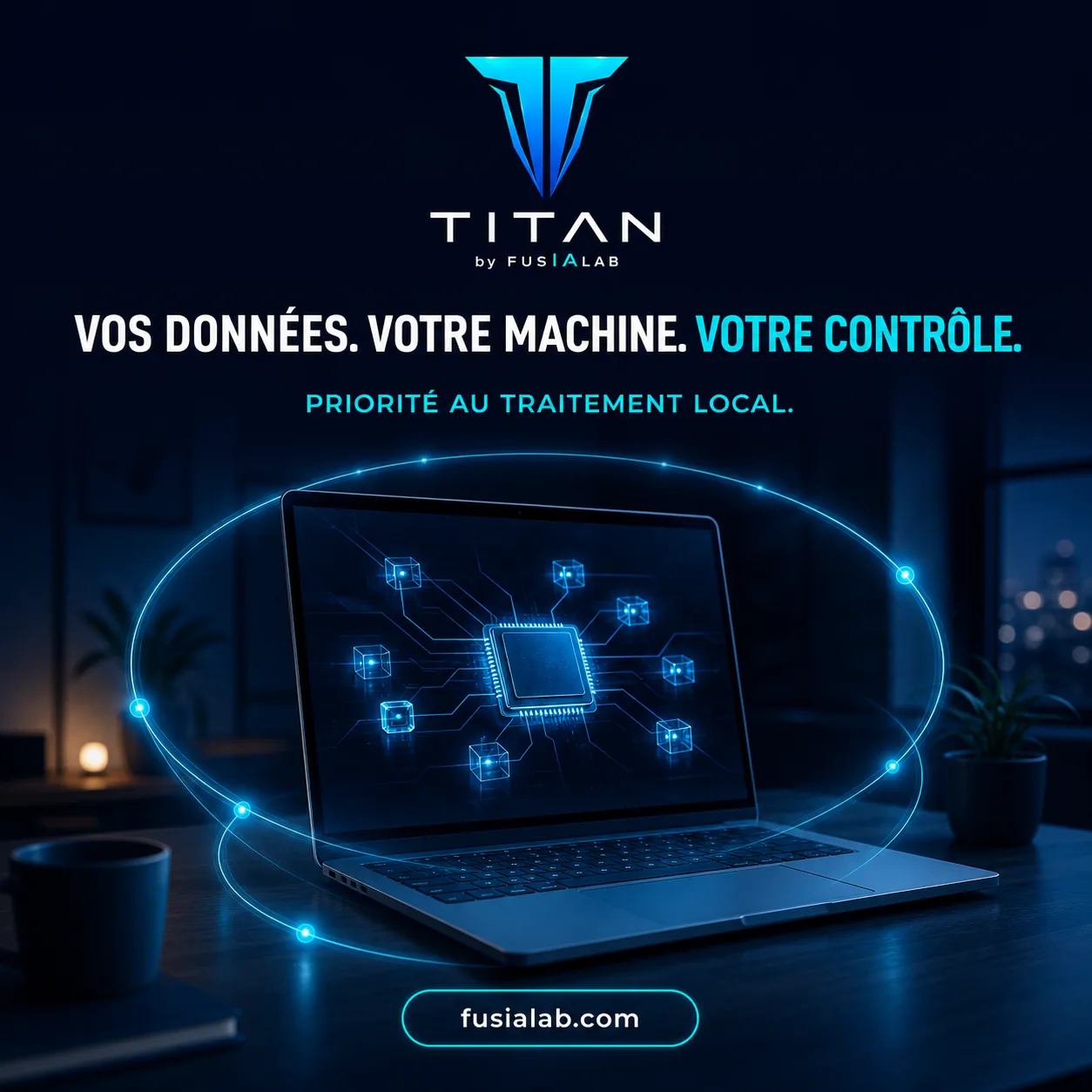Les données restent sur la machine et sous le contrôle de l’utilisateur