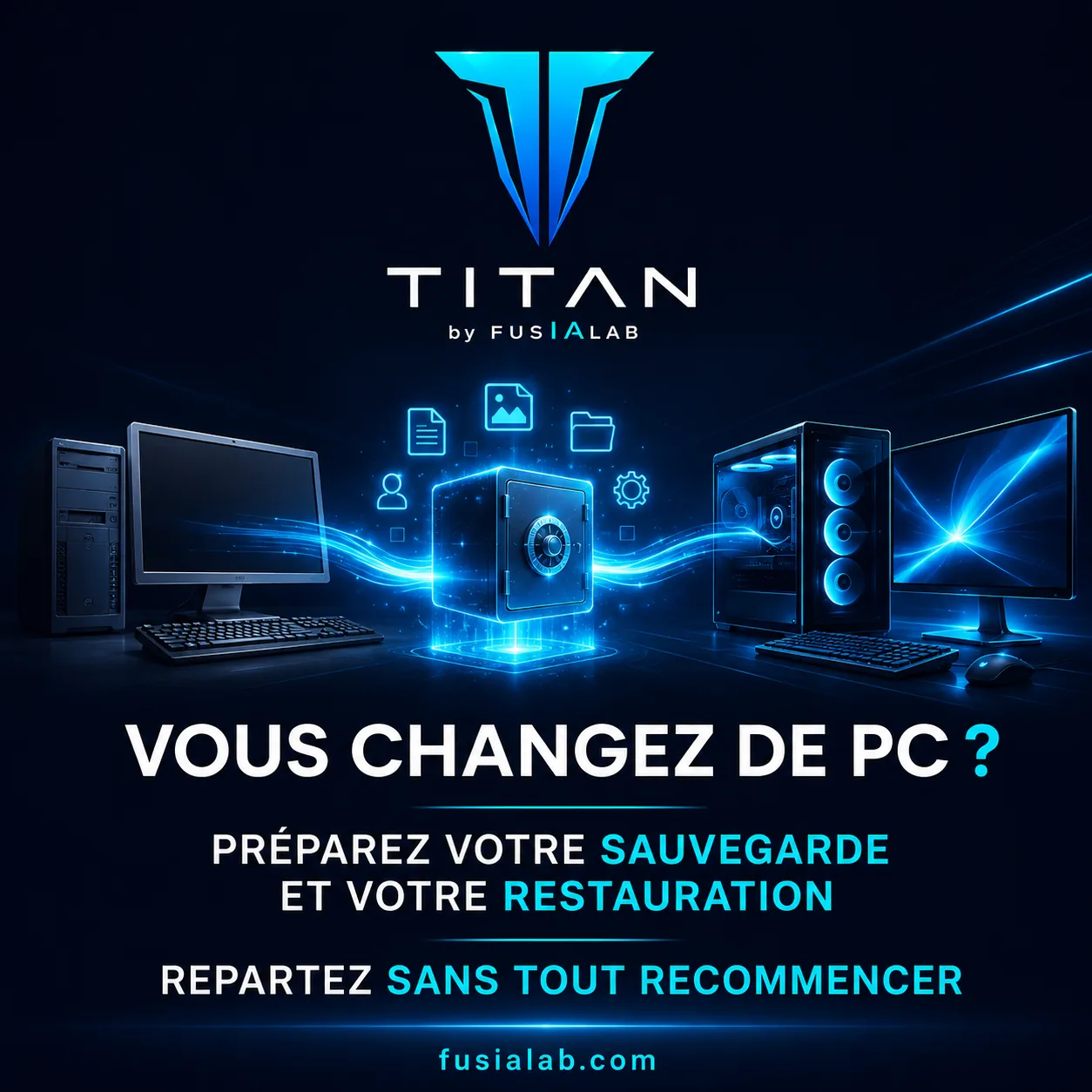 Sauvegarder et restaurer TITAN lors d’un changement de PC